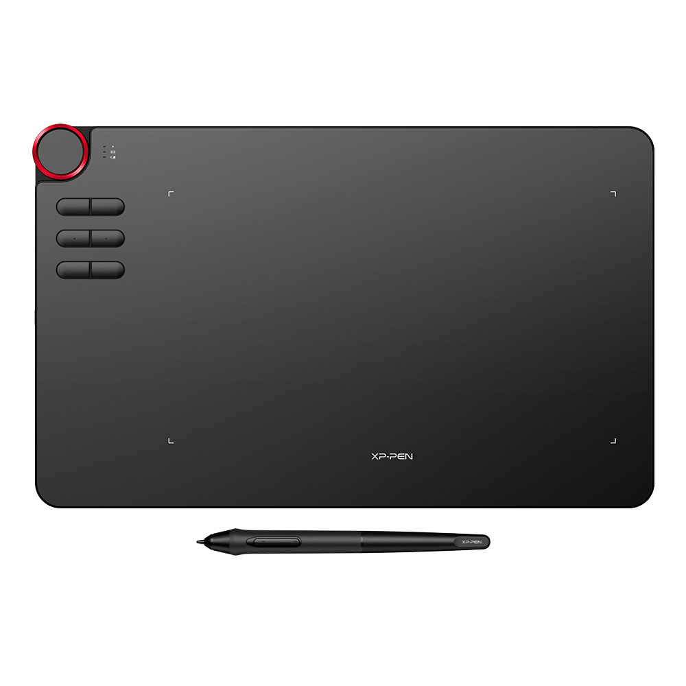XPPen Deco 03 Wireless 2.4G Digital Graphics Drawing Tablet Pen Tablet with Battery-FreeStylus & 6 Shortcut Keys (8192 Pen Pressure) 10x6 Inch